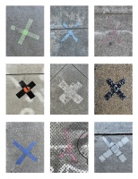 6 Feet Apart, X grid 6 Feet Apart, X grid