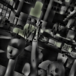 Mannequins from the droid at night, Gary Weiner